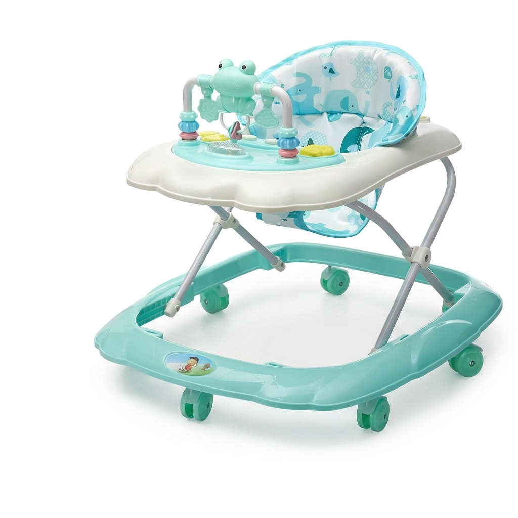 Playful Pond Frog Musical Activity Baby Walker