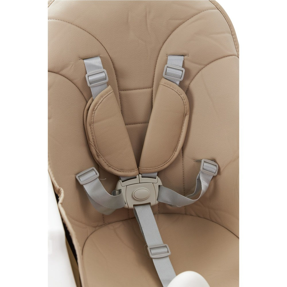 Multi-Stage Convertible Baby High Chair with Removable Tray & Storage Basket