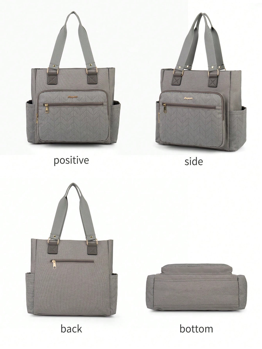 Multi-Pocket Diaper Tote Bag – Large Capacity Travel Baby Organizer