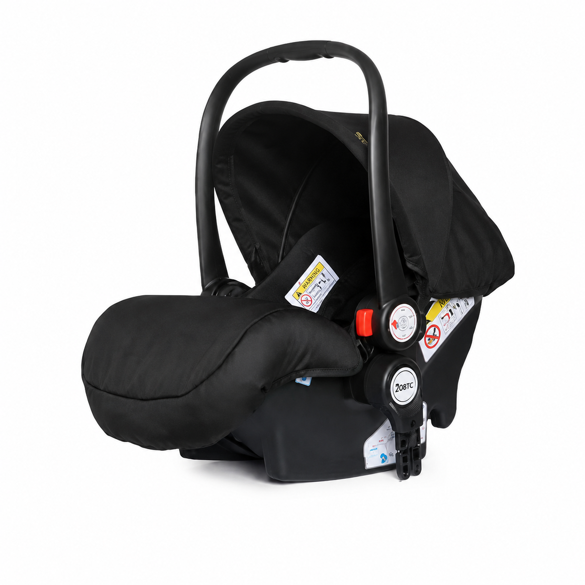 Baby stroller with car seat