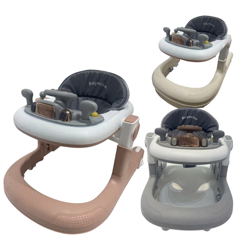 Retro Cruiser Silent-Wheel Baby Walker