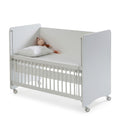 Modern Wooden Baby Cot with Drop-Down Side(0 to 4 Years)