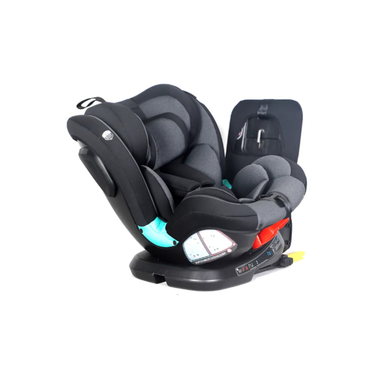 All-Stage Car Seat with ISOFIX & Top Tether – 360° Rotation Reclining Toddler Safety Seat