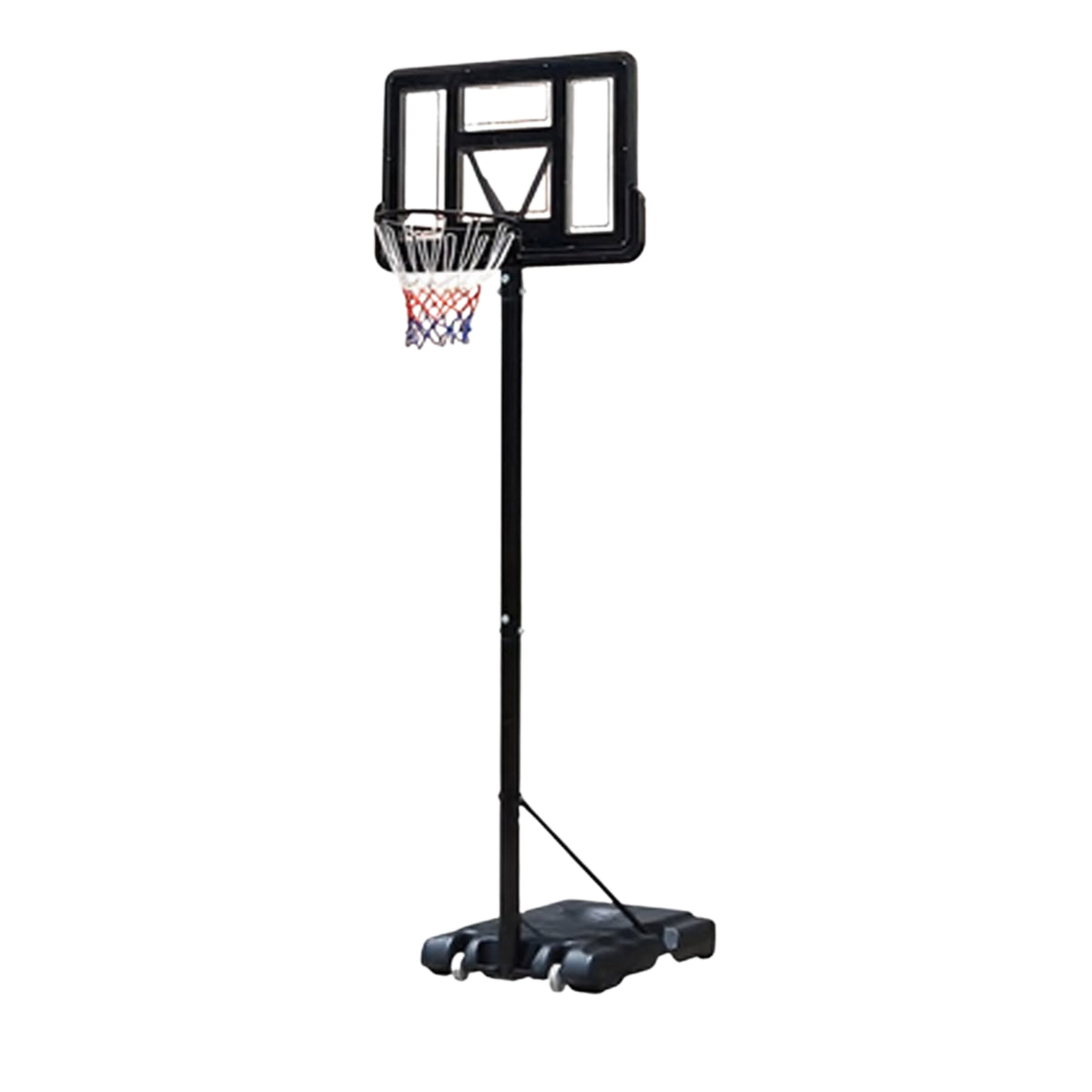 Height-Adjustable Portable Basketball Hoop System