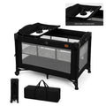 Compact 3-in-1 Portable Baby bed with Changing Table